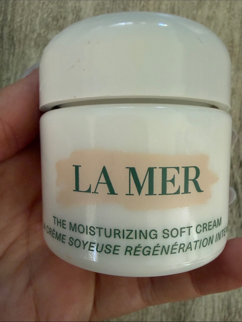 La Mer Moisturizing Soft Cream in 2 Oz; $390 retail